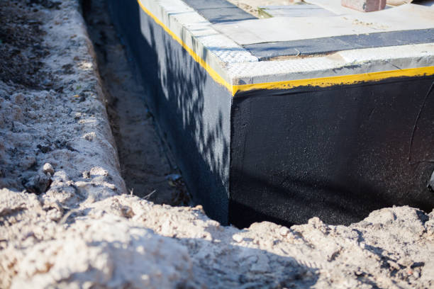 Residential Exterior Waterproofing installation at a Jamestown, IN home by SJ Waterproofing Pros
